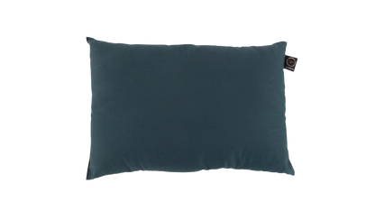 Dark teal camping pillow for outdoor adventures and caravanning comfort