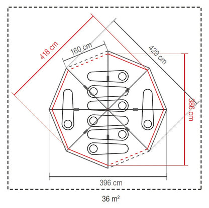 Coleman Octagon 8 Shelter BlackOut 2026