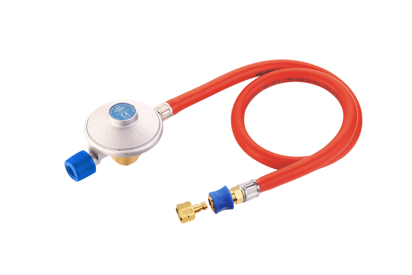Cadac/Dometic Threaded QR Cartridge Regulator and Hose