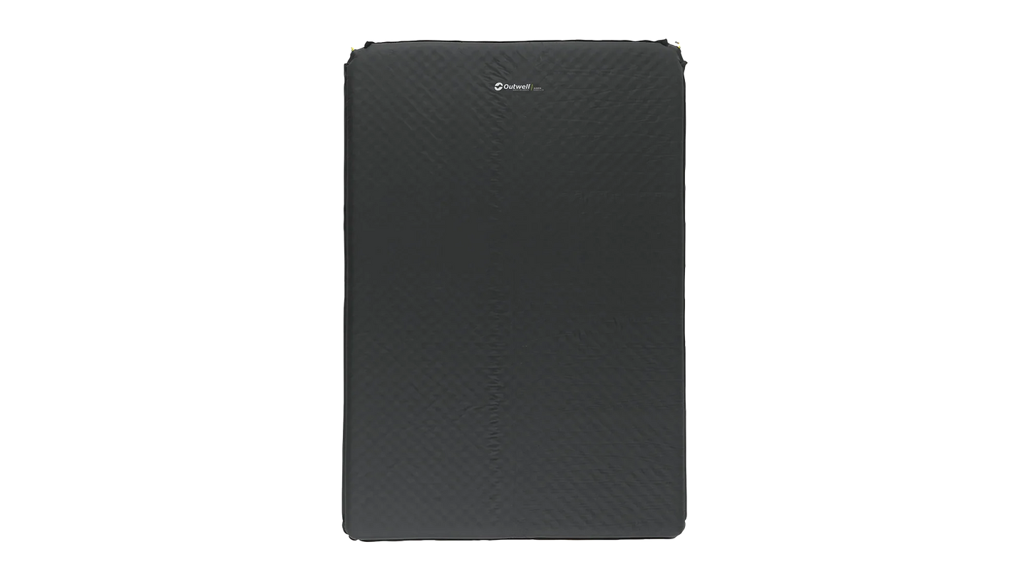 Outwell self-inflating camping mattress with quilted design for outdoor sleeping comfort