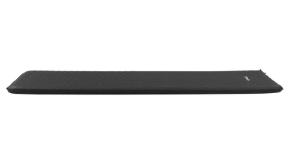 Black camping sleeping mat with textured surface for outdoor adventures