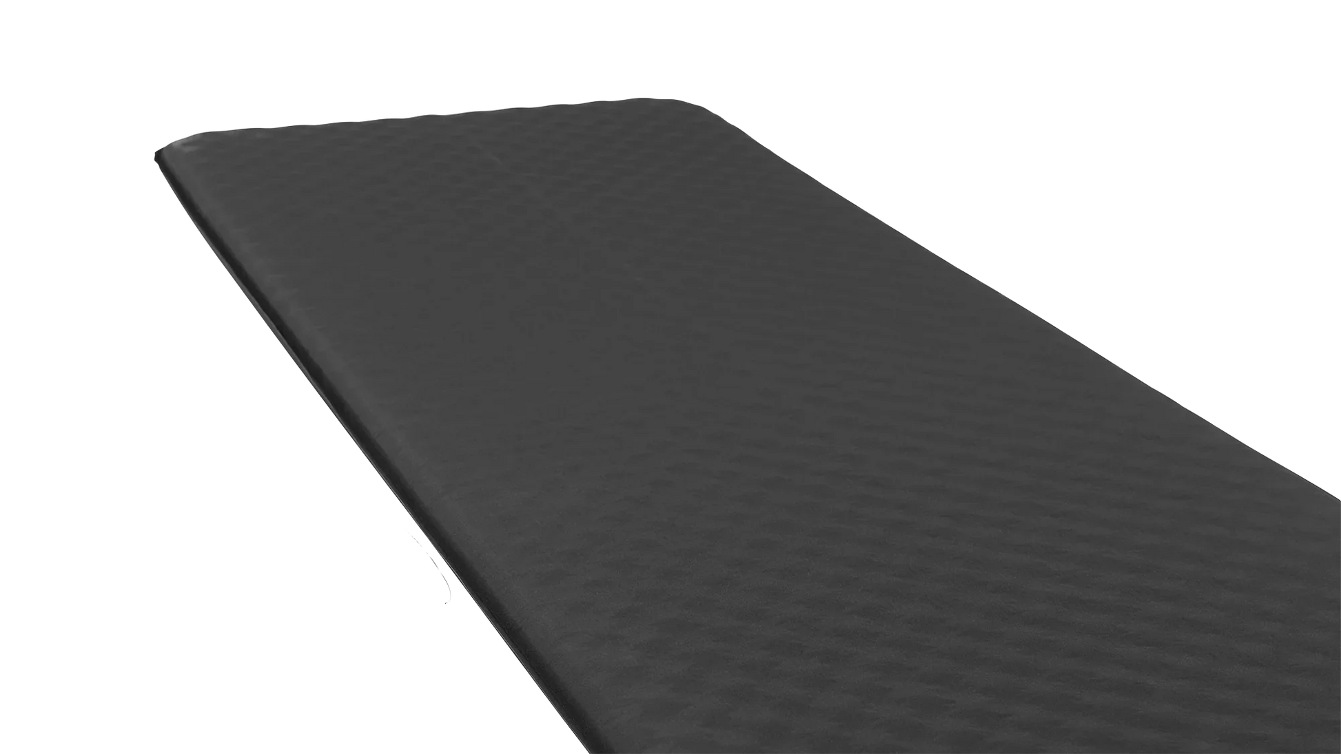 Black textured camping sleeping mat for outdoor adventures and caravanning