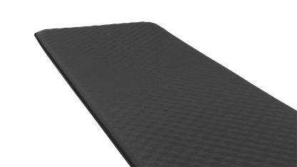 Black textured camping sleeping mat for outdoor adventures and caravanning