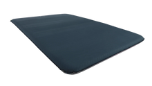 Dark blue inflatable camping mattress for outdoor adventures and comfortable sleeping