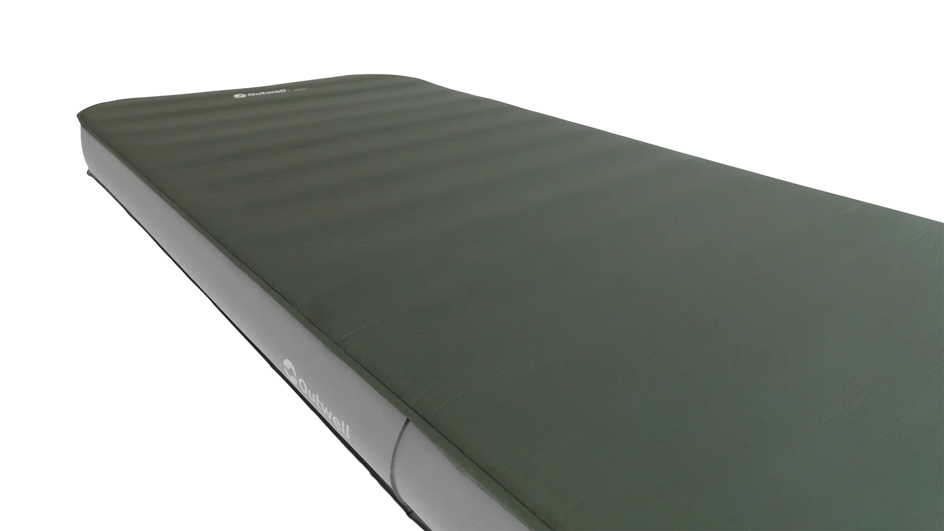 Green Outwell camping mattress for outdoor adventures and comfortable sleeping