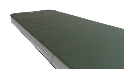 Green Outwell camping mattress for outdoor adventures and comfortable sleeping