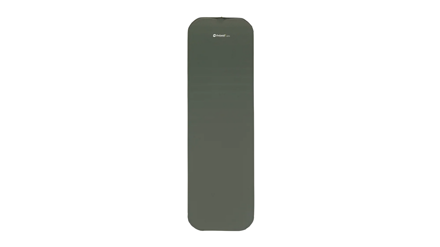 Outwell self-inflating camping mattress for outdoor adventures and comfortable sleeping
