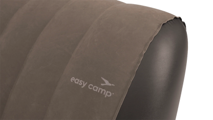 Easy Camp inflatable camping chair with padded backrest for outdoor comfort