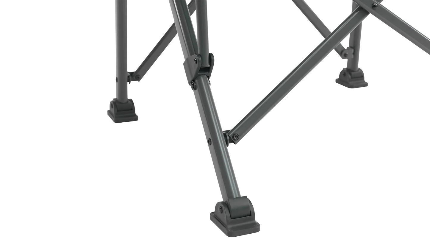 Sturdy camping table legs with adjustable feet for outdoor adventures