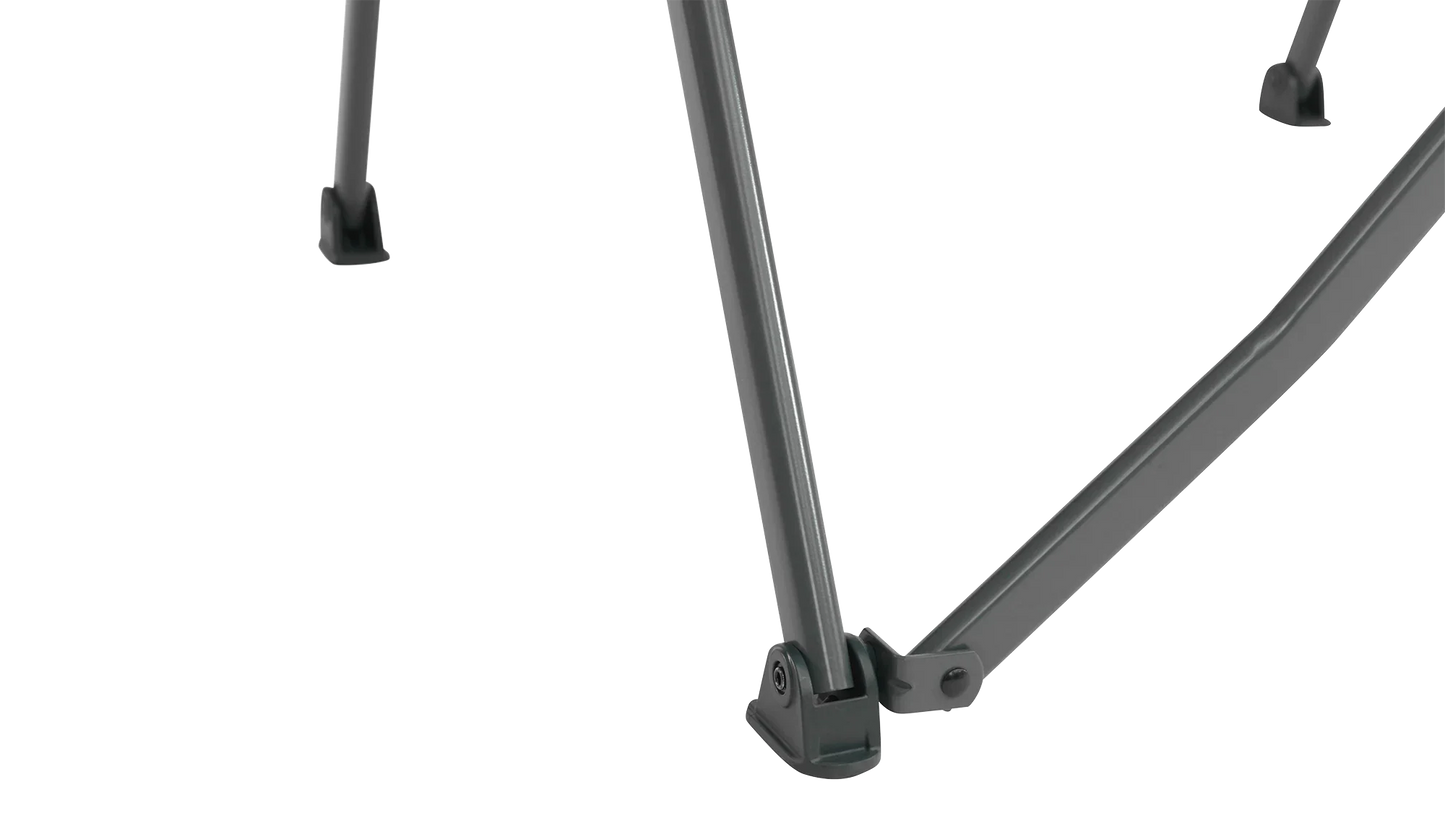Sturdy folding camping table legs with secure hinge joint for outdoor adventures