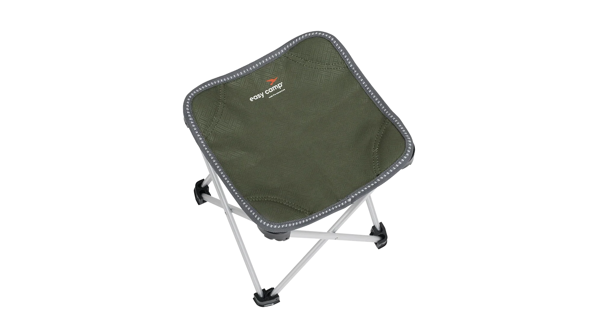 Compact green Easy Camp folding camping chair with metal frame for outdoor adventures