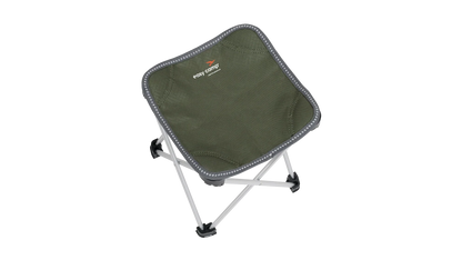 Compact green Easy Camp folding camping chair with metal frame for outdoor adventures
