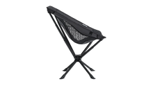 Portable camping chair with mesh back and sturdy black frame for outdoor adventures