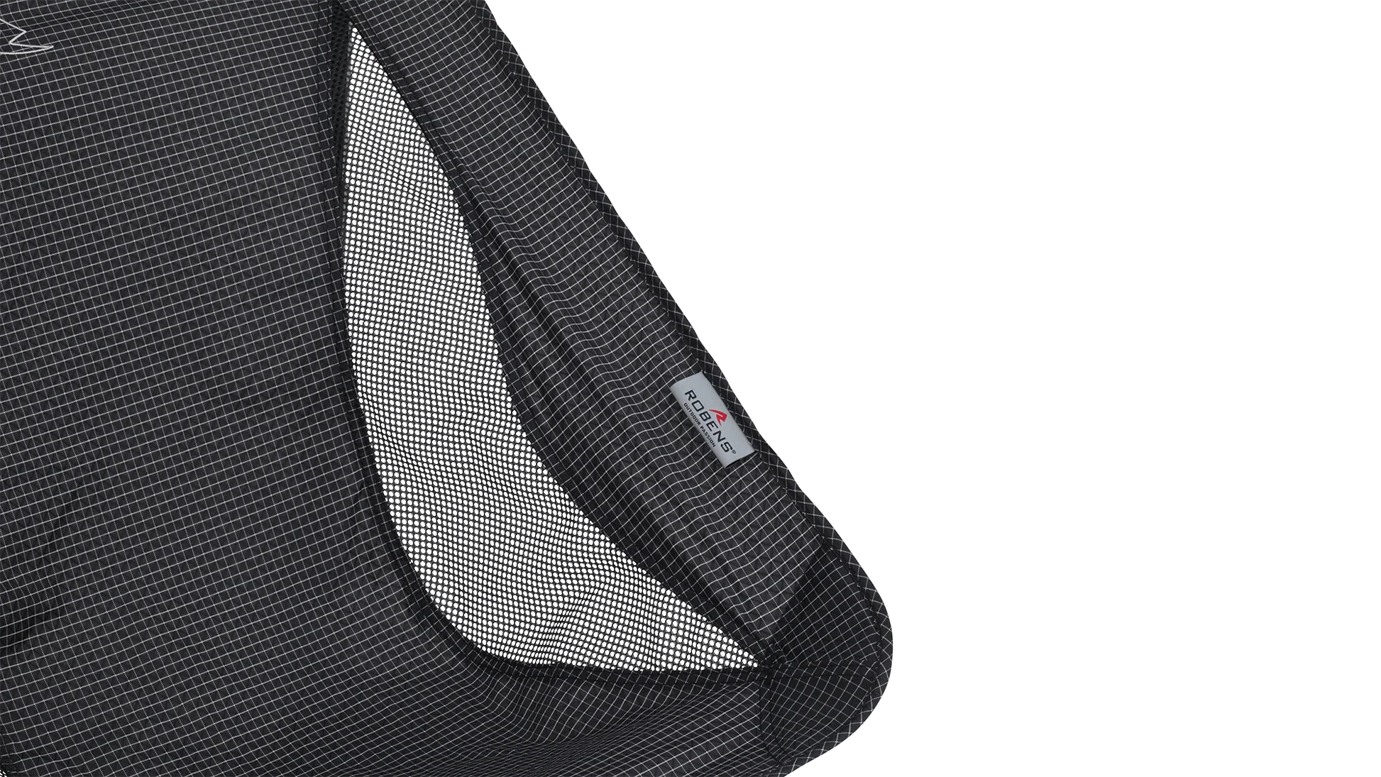 Robens camping gear with mesh ventilation and grid fabric design