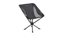 Portable camping chair with mesh back and foldable legs for outdoor adventures