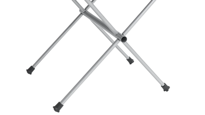 Portable camping table legs with sturdy aluminum frame and non-slip feet for outdoor adventures