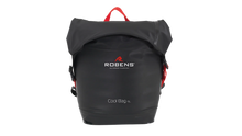 Robens Cool Bag 15L black waterproof outdoor cooler with red accents for camping and adventures