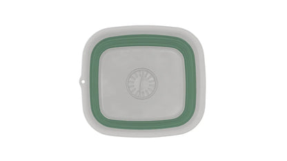 Outwell Collaps Wash Bowl with Drain Shadow Green