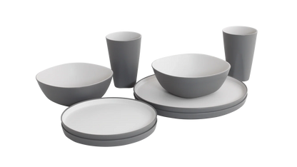 Outwell Gala 2 Person Dinner Set Grey Mist