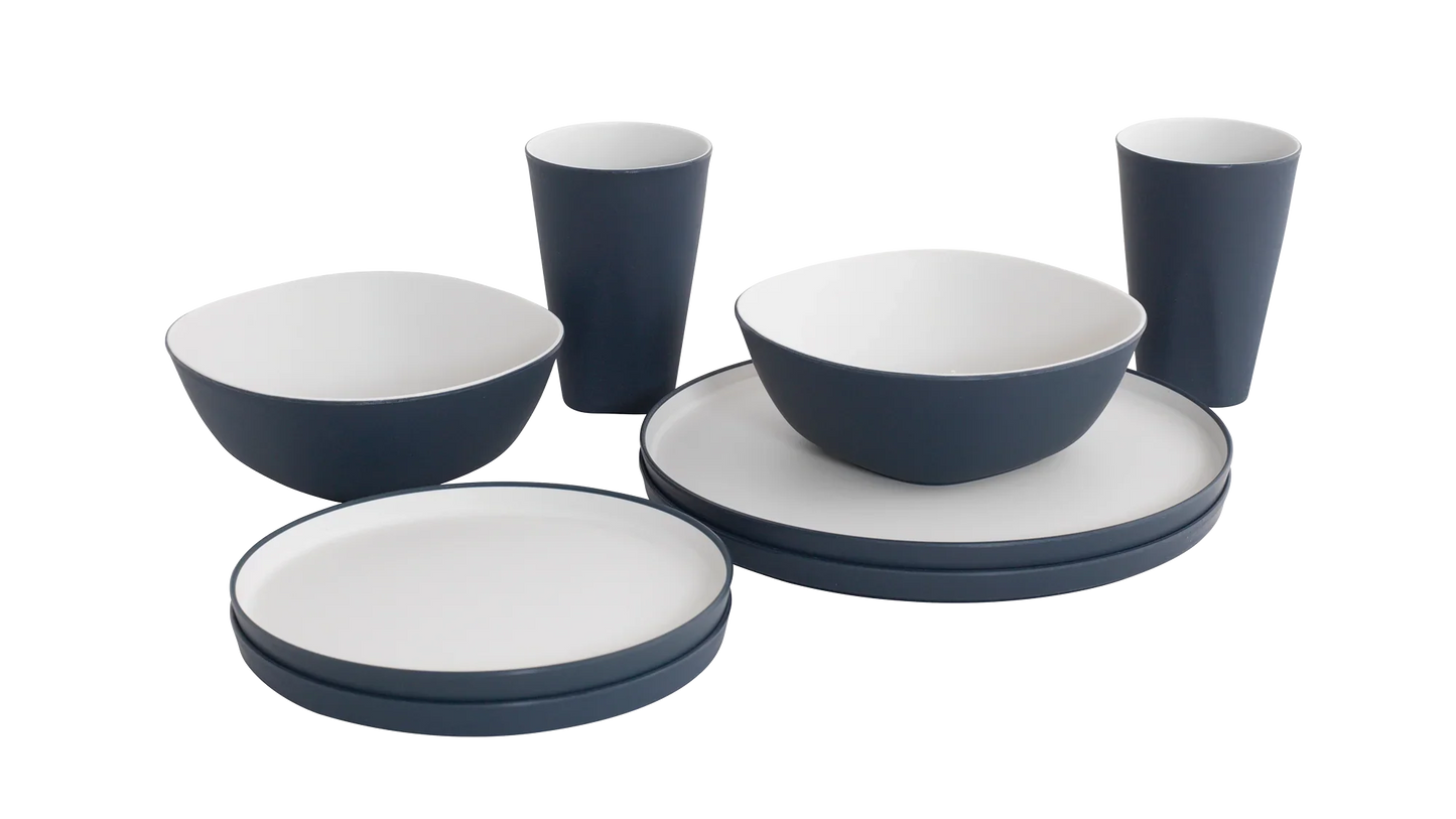 Outwell Gala 2 Person Dinner Set Navy Night