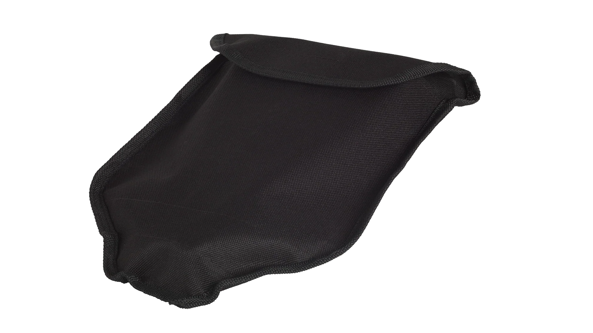 Black canvas camping gear pouch for outdoor adventures and motorhome accessories