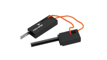 Easy Camp fire steel and striker with orange cord for outdoor camping gear