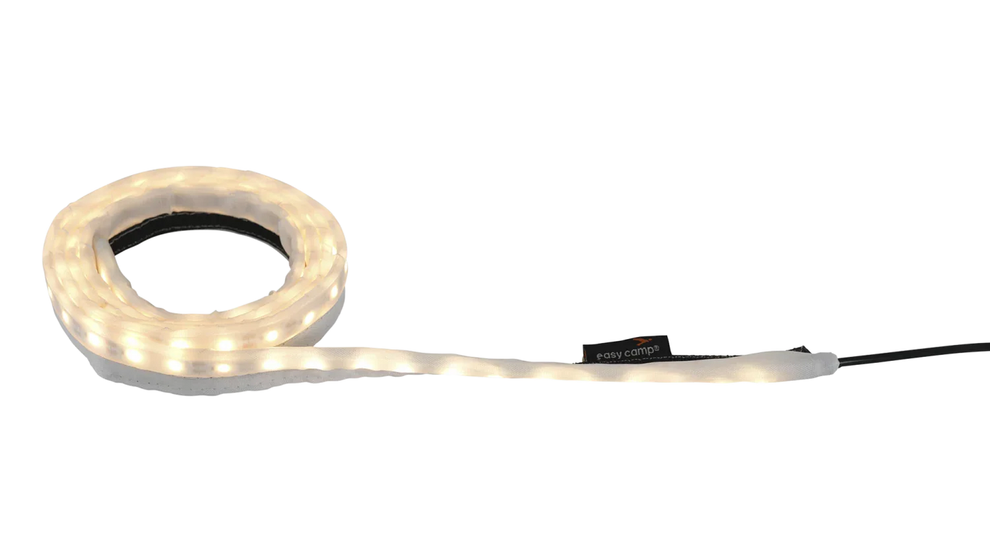 LED strip lighting for camping and caravanning, ideal for outdoor adventures and motorhome use