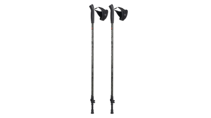 Adjustable hiking poles with ergonomic grips for outdoor adventures and camping trips