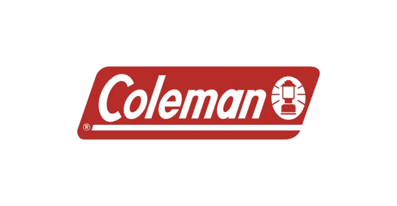 Coleman logo in red and white on a plain white background.