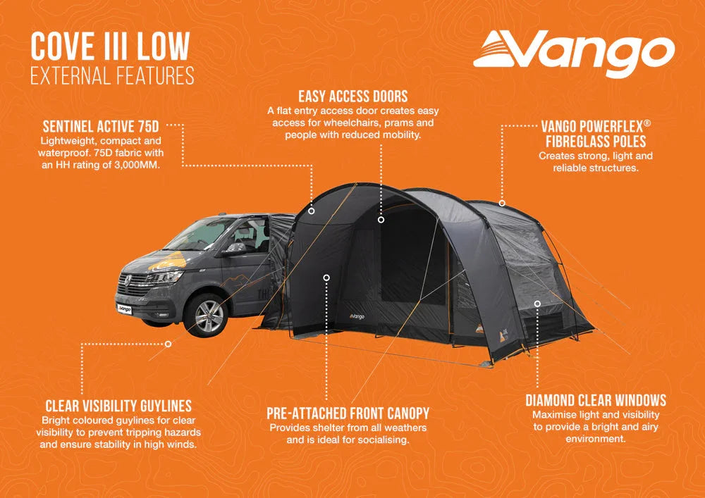 Vango Cove III Low Drive-away Awning 2026