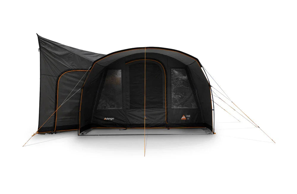 Vango Cove 600XL family tent with side awning, ideal for camping and caravanning adventures
