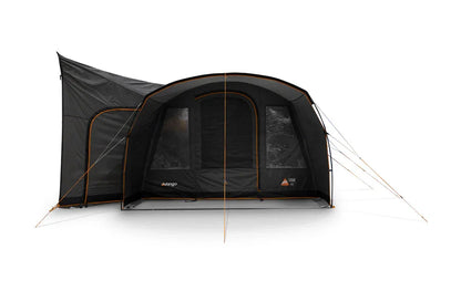 Vango Cove 600XL family tent with side awning, ideal for camping and caravanning adventures