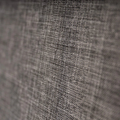 Close-up of durable gray woven fabric for outdoor tents and awnings