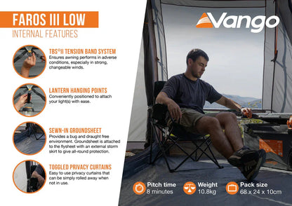 Vango Faros III Low Drive-away Awning 2026