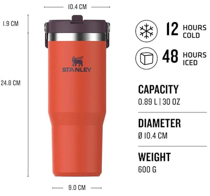 Stanley Classic IceFlow™ Flip Straw Tumbler 890ml Tigerlilly Plum