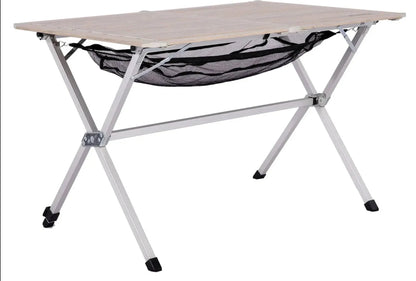 Elite Neagh Slatted Table - Light Wood - 115 x 80 x 70H cm