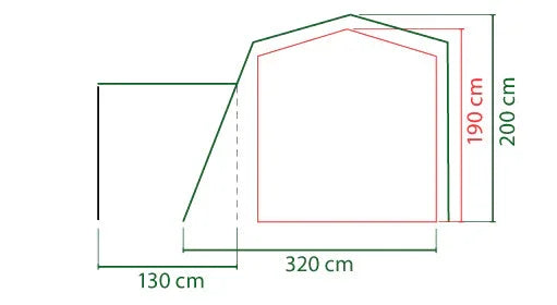 Coleman FastPitch Forest Lodge 4 Tent 2026
