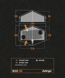 Vango Nevis 200 Backpacking Tent 2026