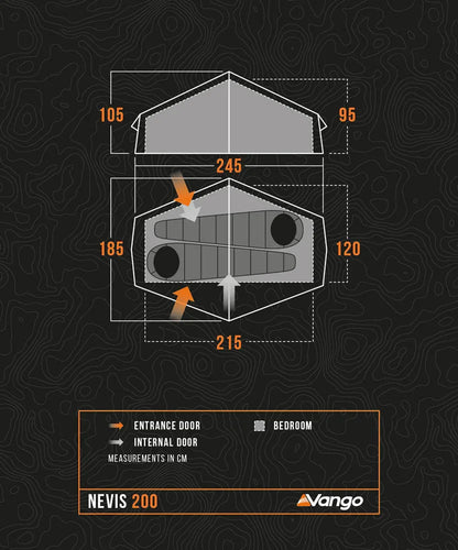 Vango Nevis 200 Backpacking Tent 2026