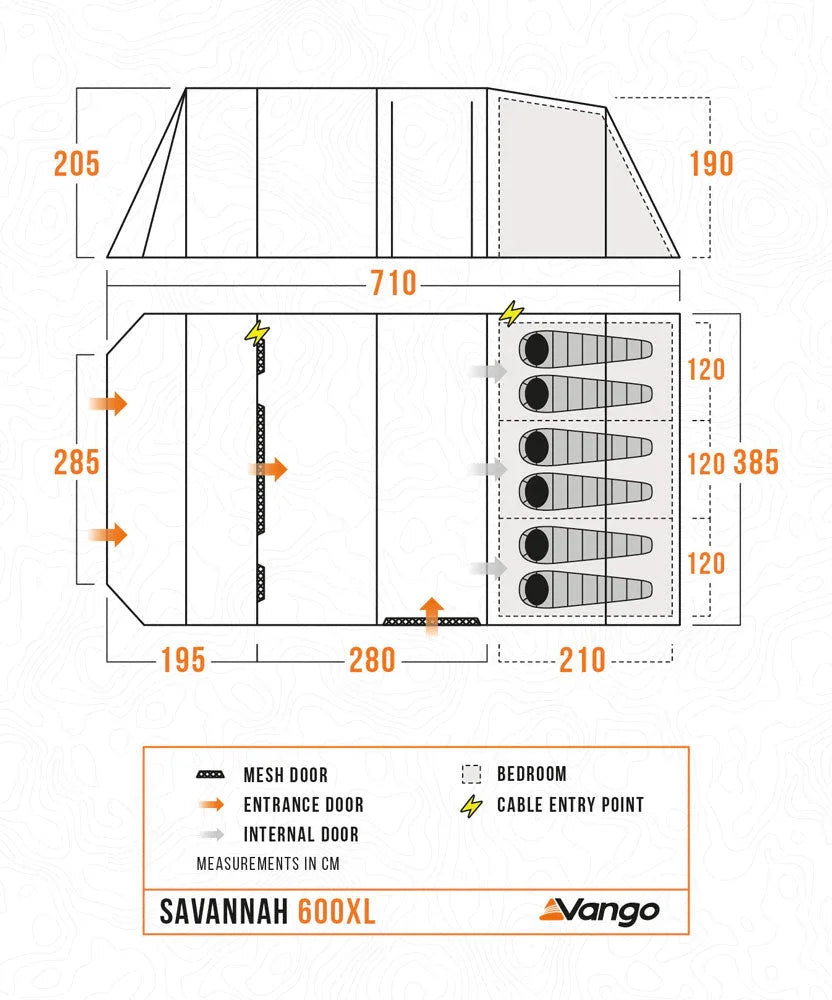 Vango Savannah 600XL Tent Package 2026