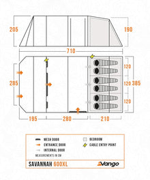 Vango Savannah 600XL Tent Package 2026