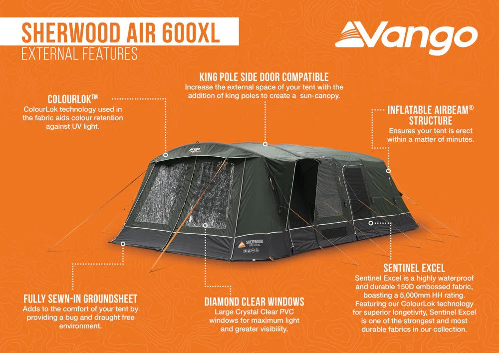Vango Savannah Air 600XL Tent Package 2026