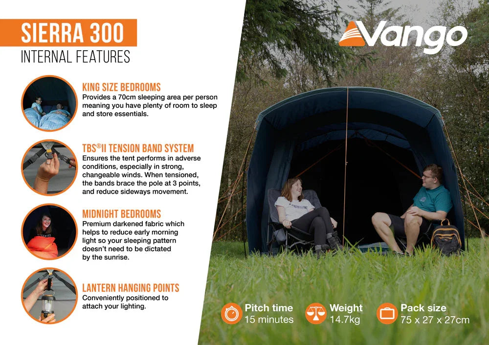 Vango Sierra 300 Tent 2026