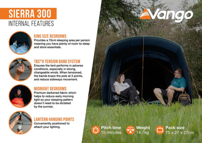 Vango Sierra 300 Tent 2026