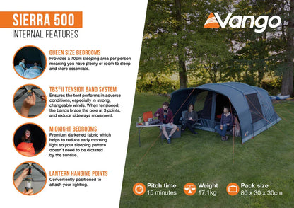Vango Sierra 500 Tent 2026