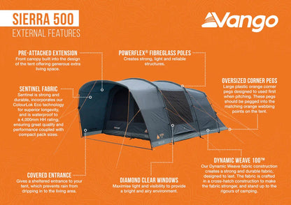 Vango Sierra 500 Tent 2026