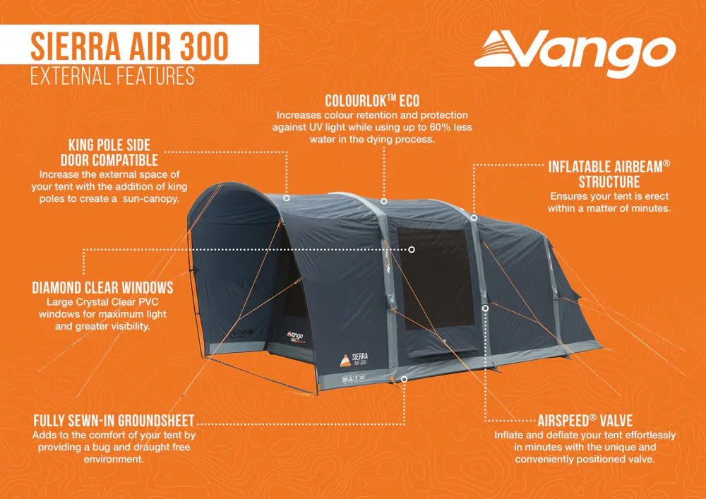 Vango Sierra Air 300 Tent 2026