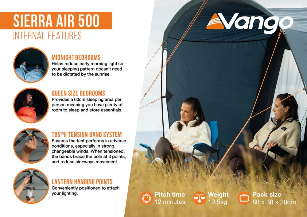 Vango Sierra Air 500 Tent 2026