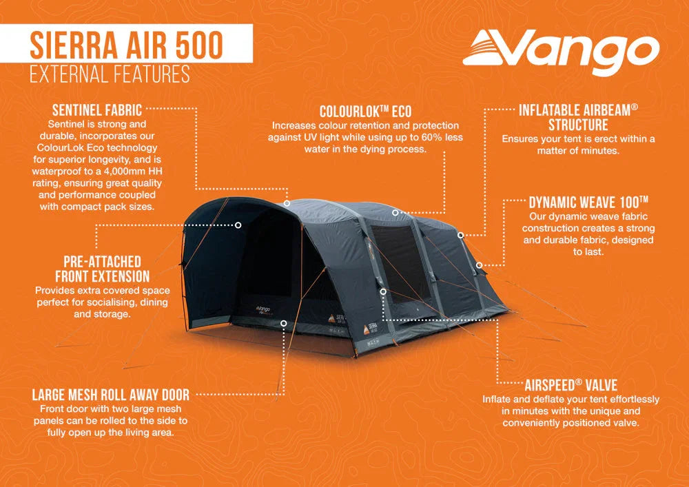 Vango Sierra Air 500 Tent 2026