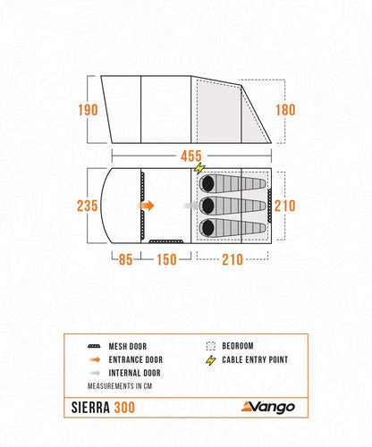 Vango Sierra 300 Tent 2026